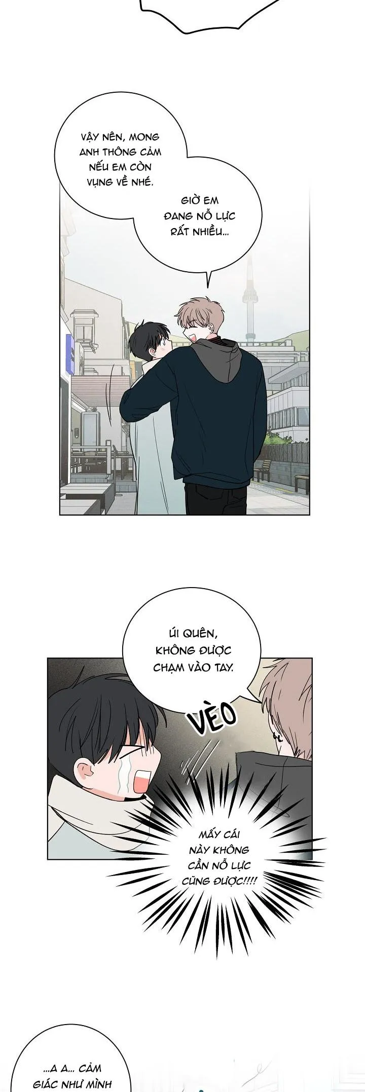 TIỀN BỐI! NÓI CHUYỆN CHÚT ĐI! Chapter 29 Trang 23