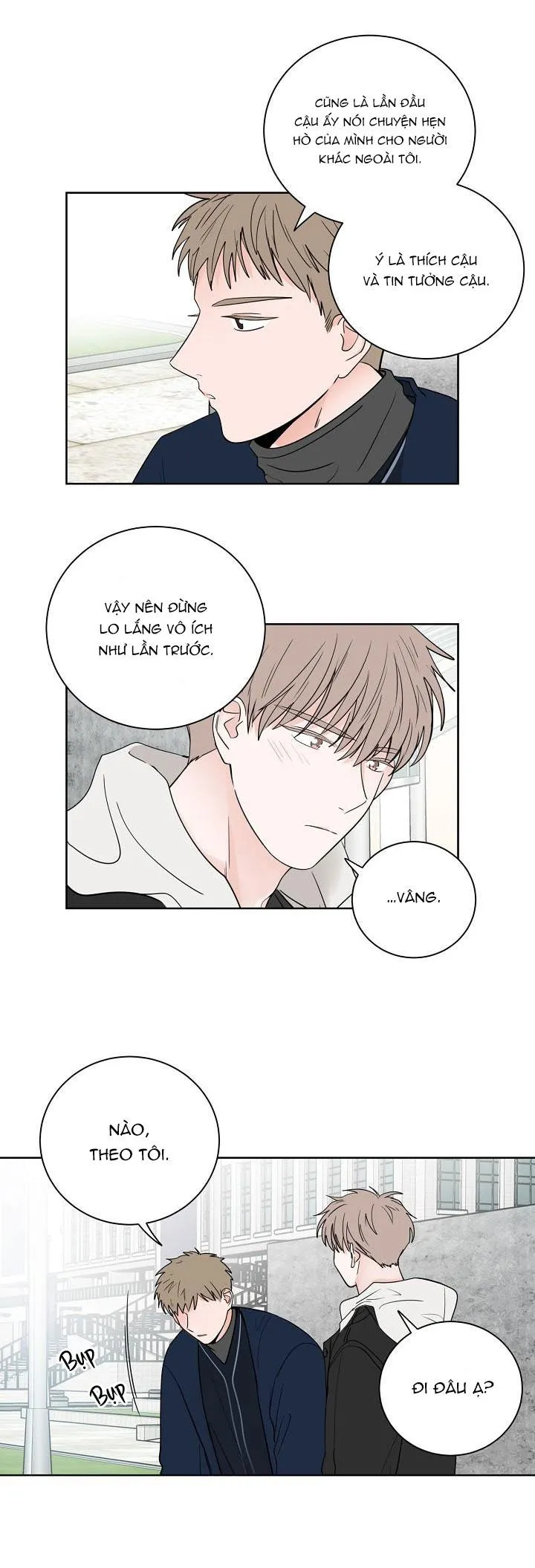 TIỀN BỐI! NÓI CHUYỆN CHÚT ĐI! Chapter 30 Trang 13