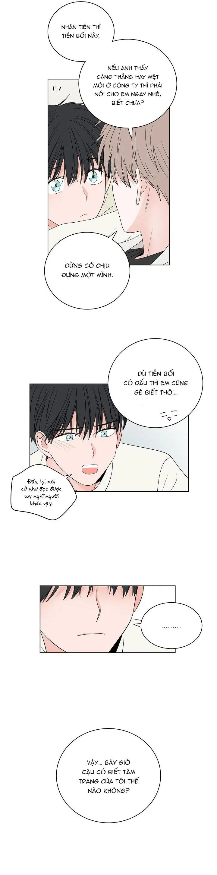 TIỀN BỐI! NÓI CHUYỆN CHÚT ĐI! Chapter 30 Trang 21