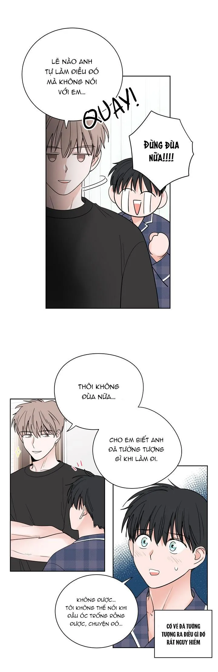 TIỀN BỐI! NÓI CHUYỆN CHÚT ĐI! Chapter 32 Trang 15