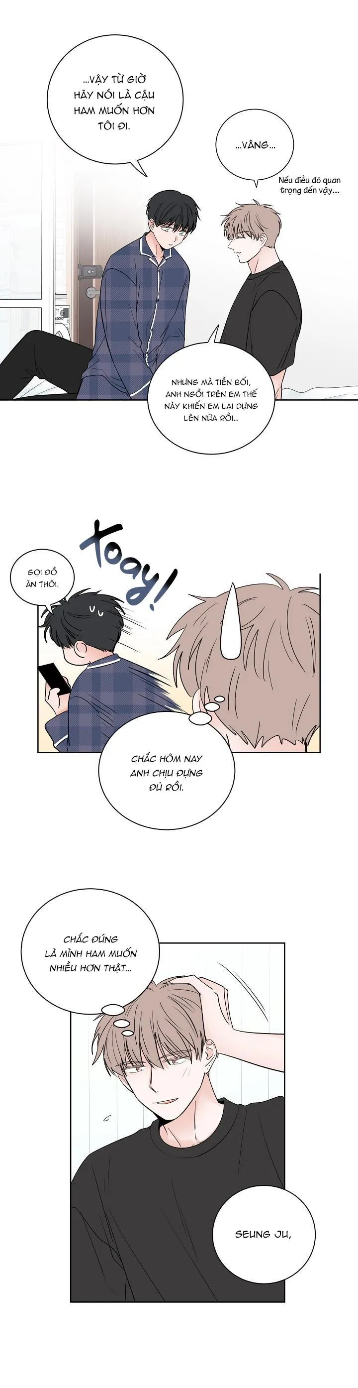 TIỀN BỐI! NÓI CHUYỆN CHÚT ĐI! Chapter 32 Trang 19