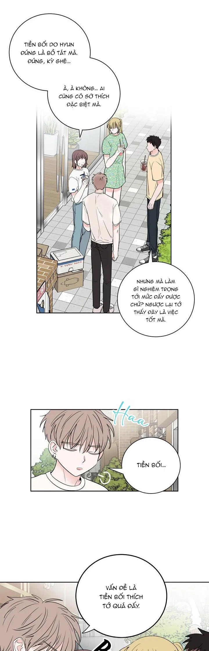 TIỀN BỐI! NÓI CHUYỆN CHÚT ĐI! Chapter 33 Trang 3