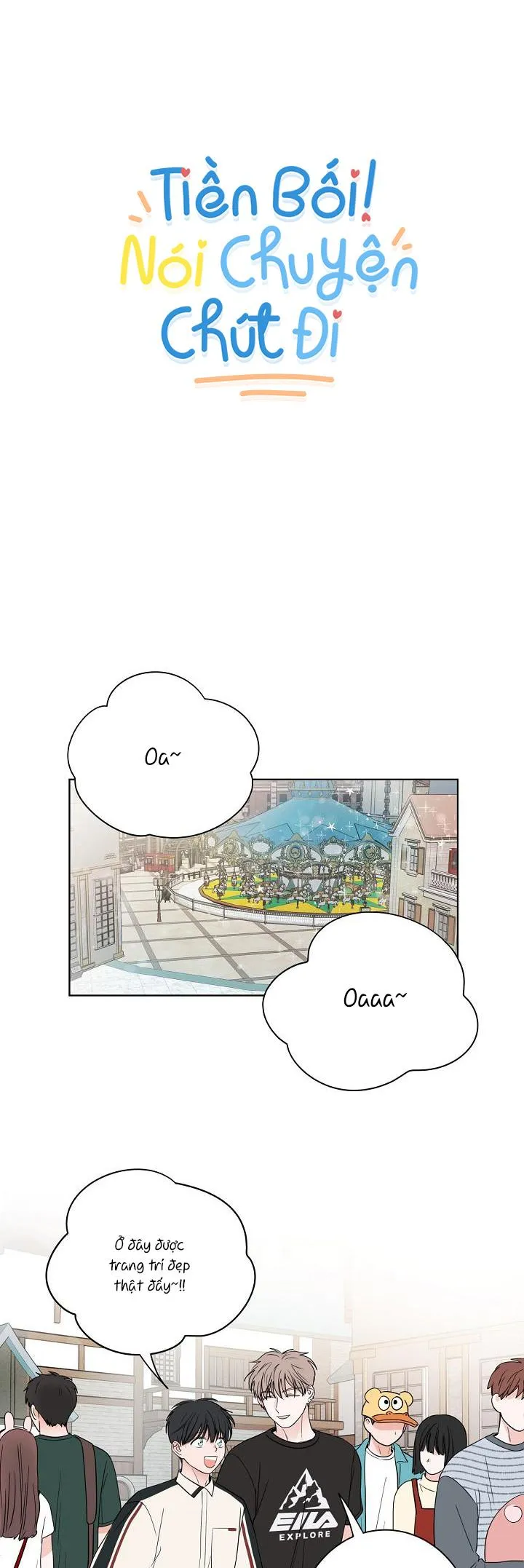 TIỀN BỐI! NÓI CHUYỆN CHÚT ĐI! Chapter 33 Trang 8