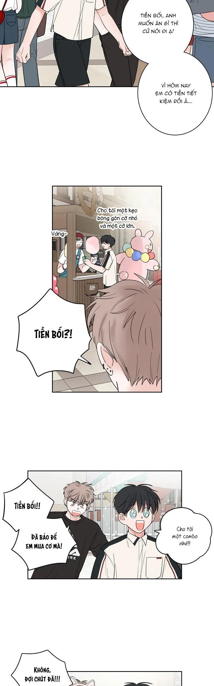 TIỀN BỐI! NÓI CHUYỆN CHÚT ĐI! Chapter 33 Trang 9