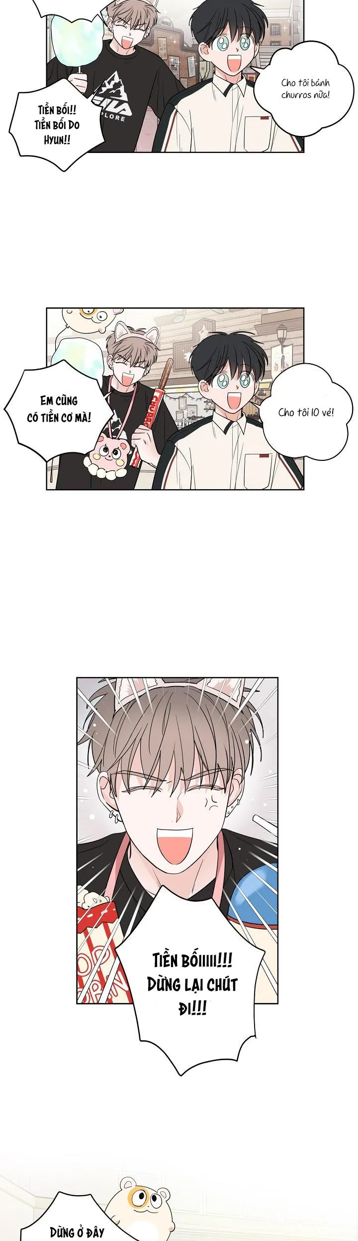 TIỀN BỐI! NÓI CHUYỆN CHÚT ĐI! Chapter 33 Trang 10