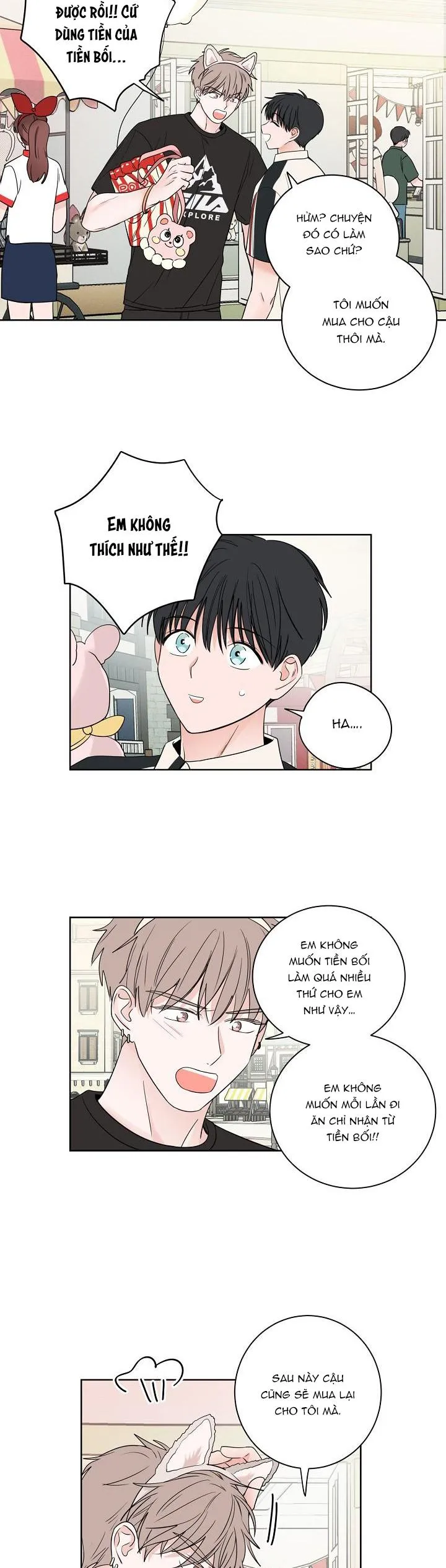 TIỀN BỐI! NÓI CHUYỆN CHÚT ĐI! Chapter 33 Trang 11