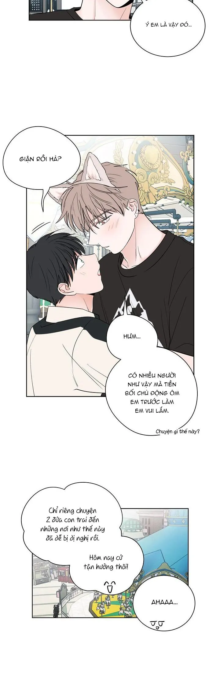 TIỀN BỐI! NÓI CHUYỆN CHÚT ĐI! Chapter 33 Trang 18