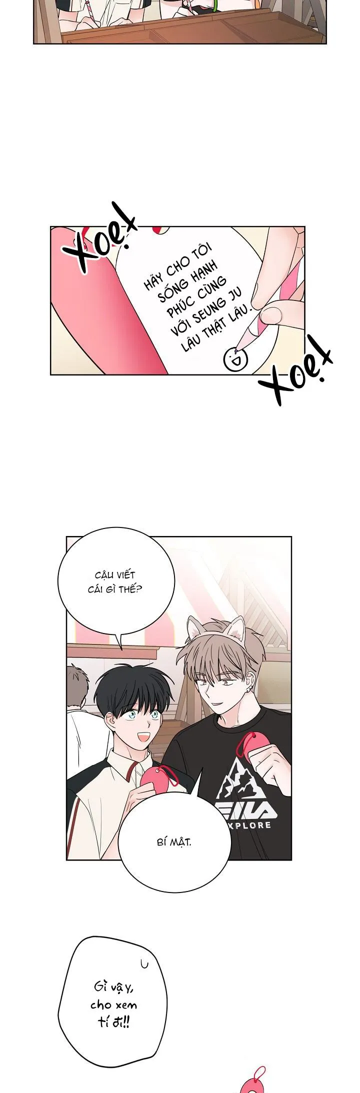 TIỀN BỐI! NÓI CHUYỆN CHÚT ĐI! Chapter 33 Trang 21