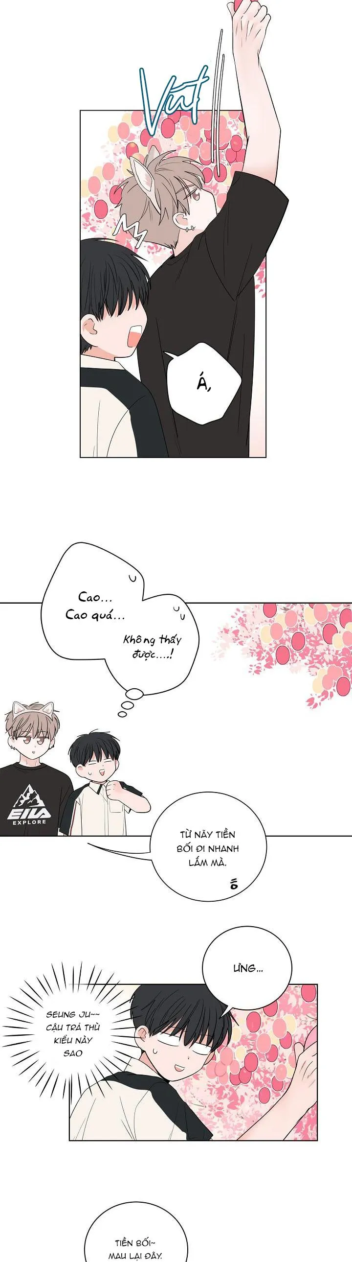 TIỀN BỐI! NÓI CHUYỆN CHÚT ĐI! Chapter 33 Trang 22