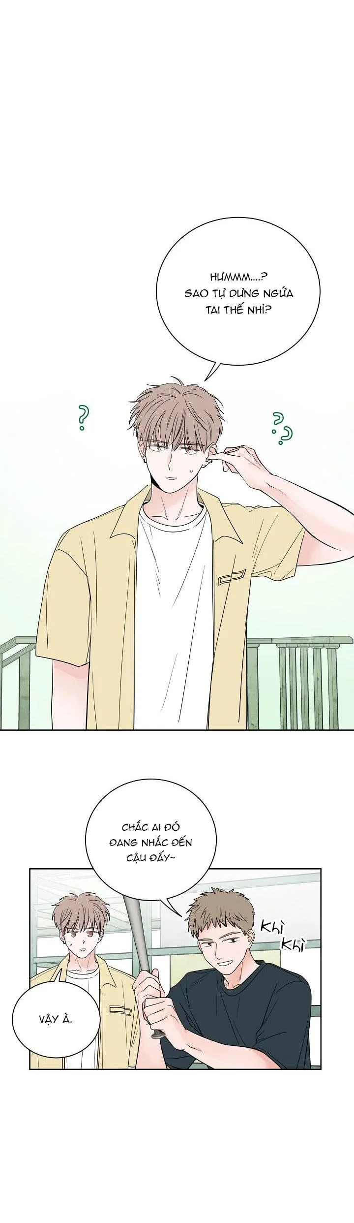 TIỀN BỐI! NÓI CHUYỆN CHÚT ĐI! Chapter 34 Trang 9