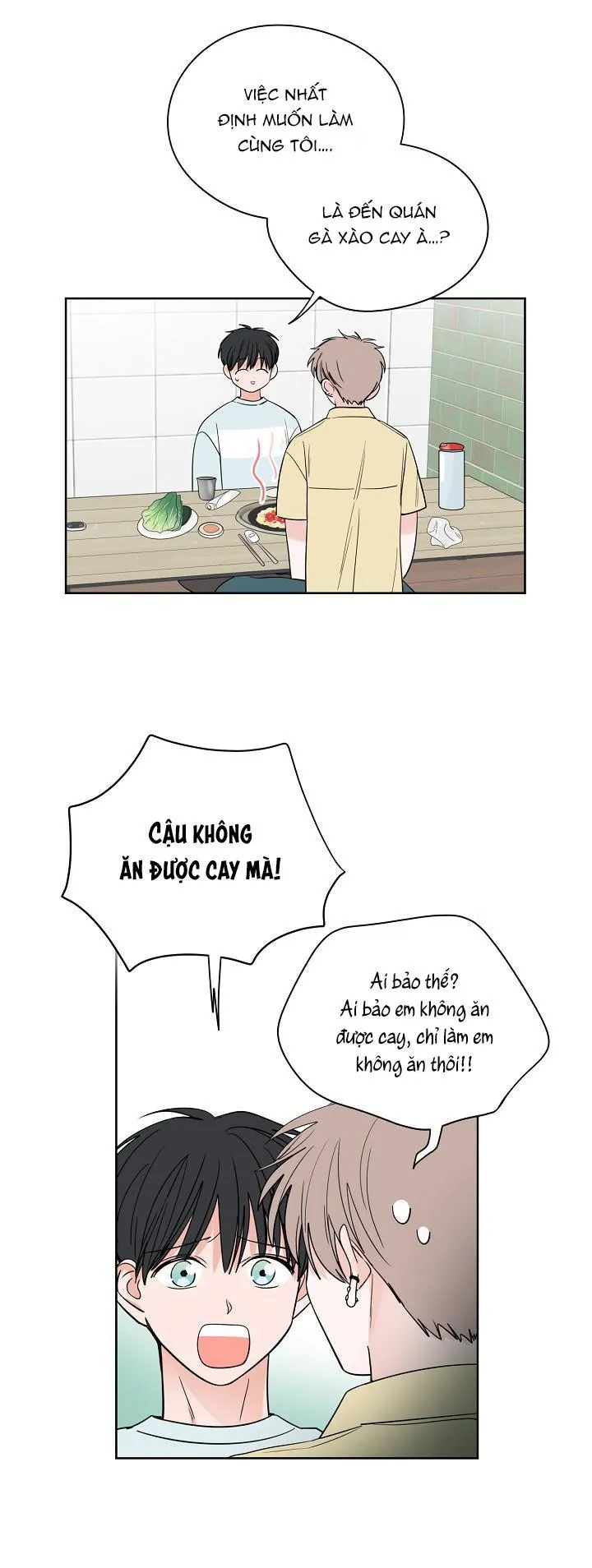 TIỀN BỐI! NÓI CHUYỆN CHÚT ĐI! Chapter 34 Trang 21