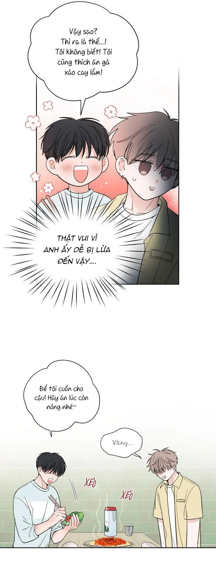 TIỀN BỐI! NÓI CHUYỆN CHÚT ĐI! Chapter 34 Trang 23