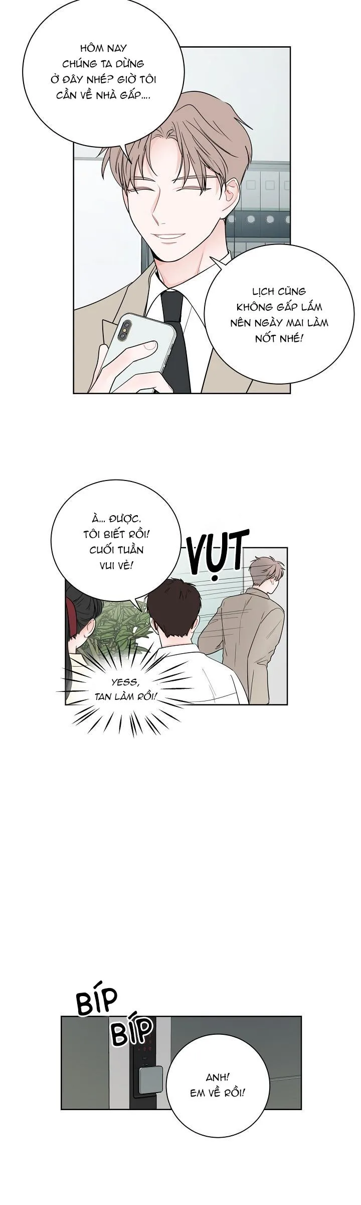 TIỀN BỐI! NÓI CHUYỆN CHÚT ĐI! Chapter 35 Trang 16