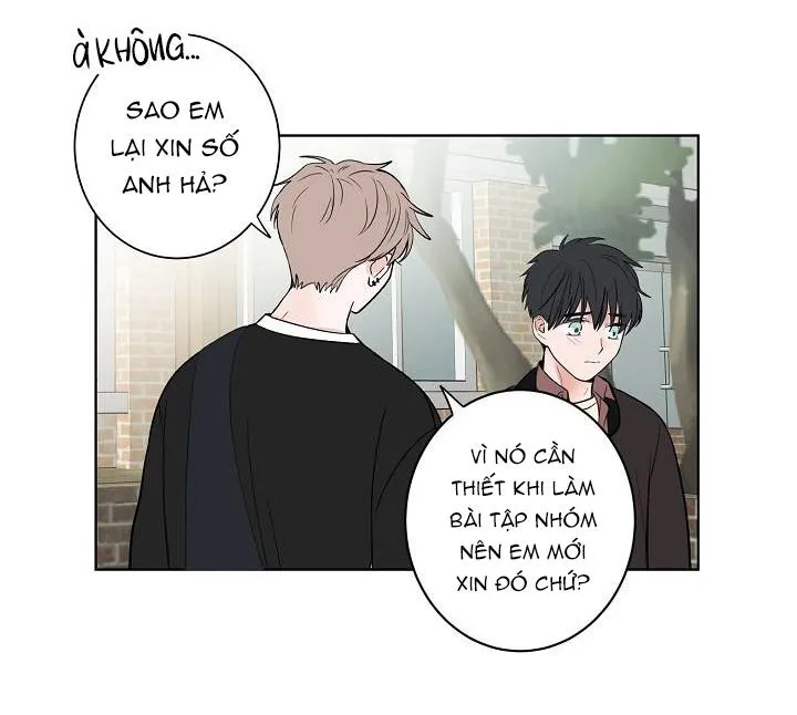 TIỀN BỐI! NÓI CHUYỆN CHÚT ĐI! Chapter 1 Trang 44