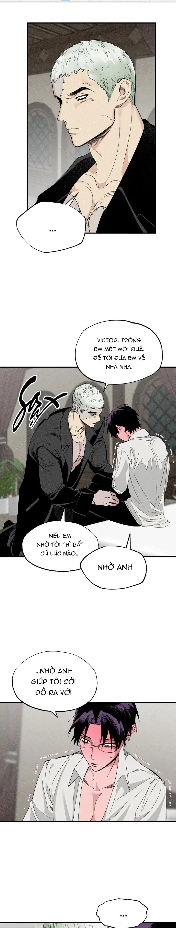 TIẾN SĨ V VÀ BA NGƯỜI TÌNH Chapter 3 Trang 15