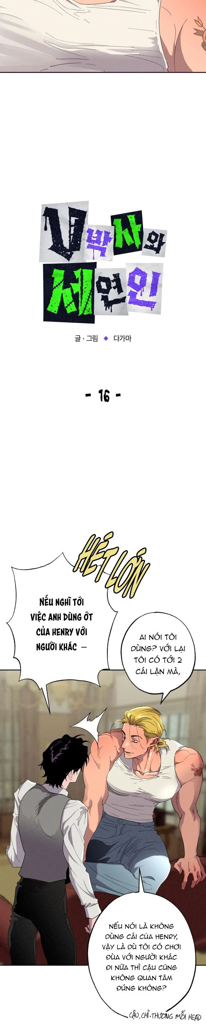 TIẾN SĨ V VÀ BA NGƯỜI TÌNH Chapter 16 Trang 10