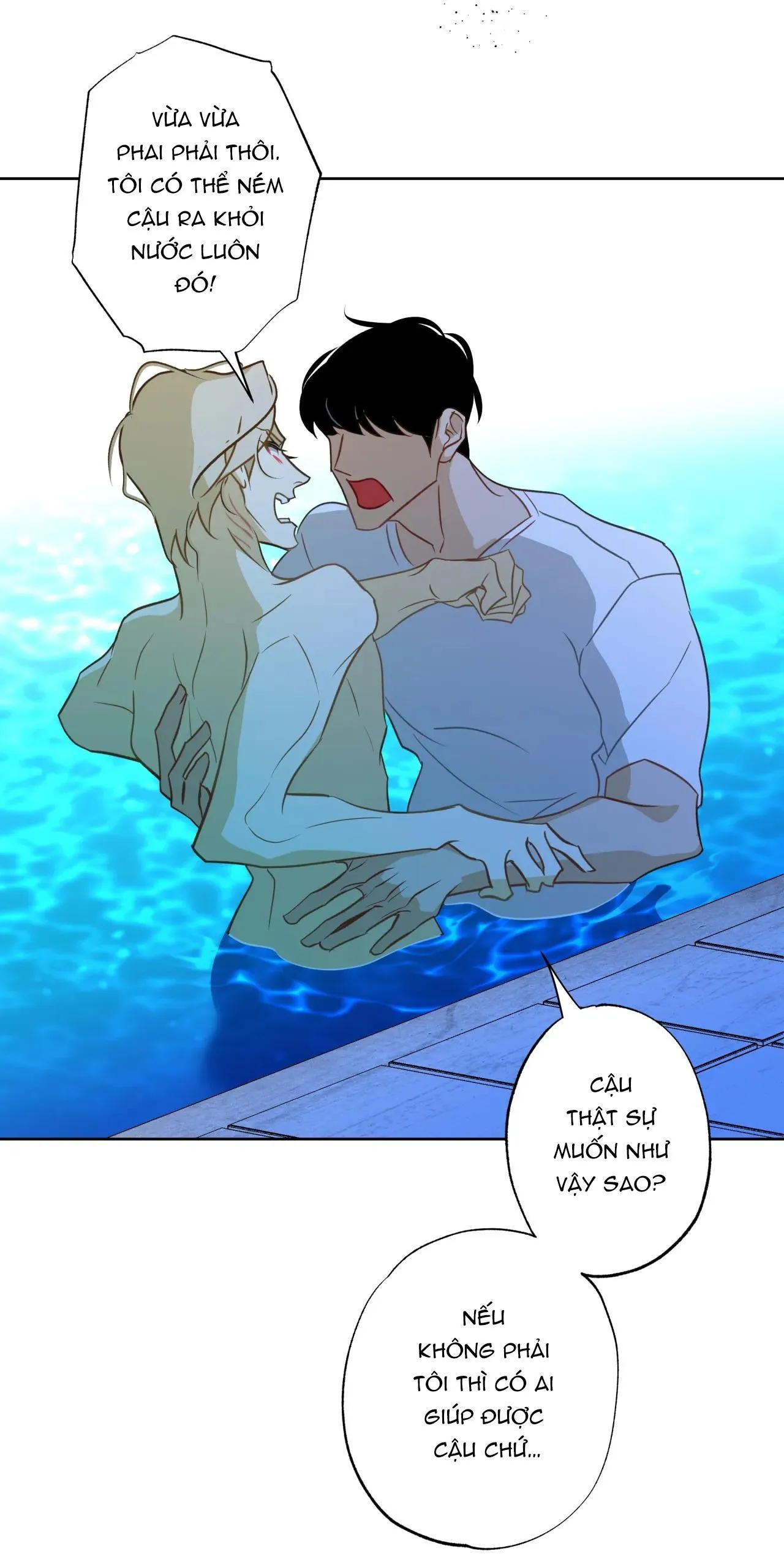 Tình đầu của chủ quán gỏi cá là nhân ngư Chapter 2 Trang 26