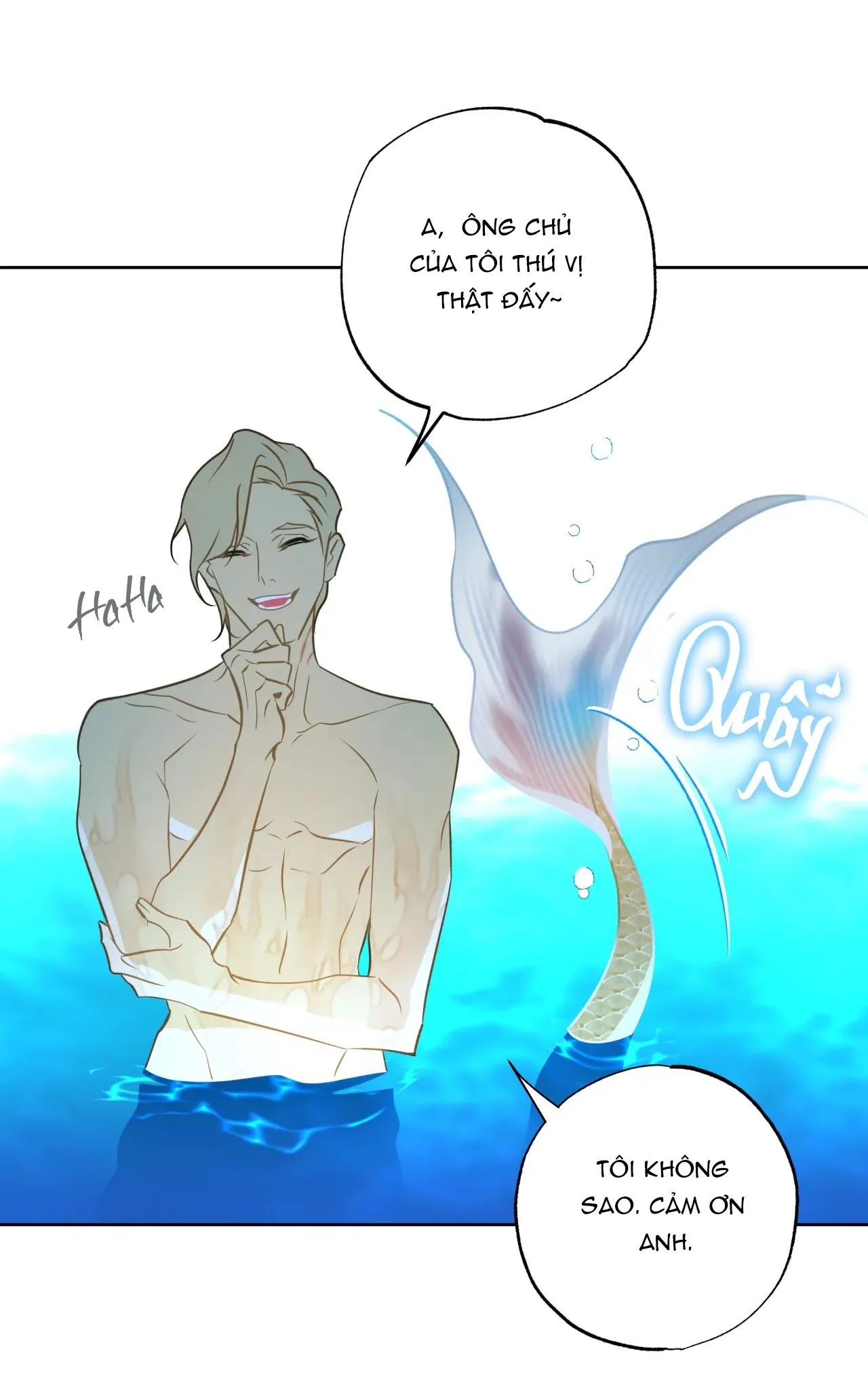 Tình đầu của chủ quán gỏi cá là nhân ngư Chapter 2 Trang 36