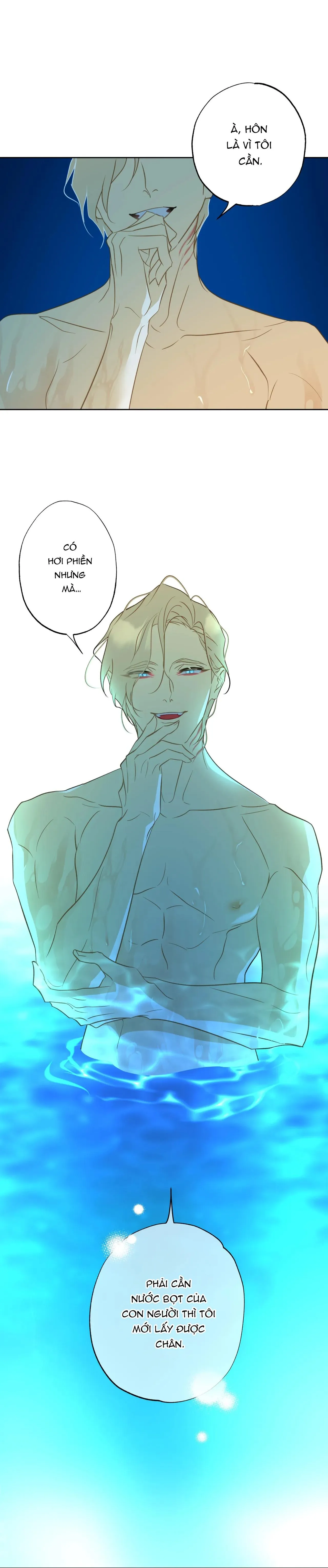 Tình đầu của chủ quán gỏi cá là nhân ngư Chapter 2 Trang 38