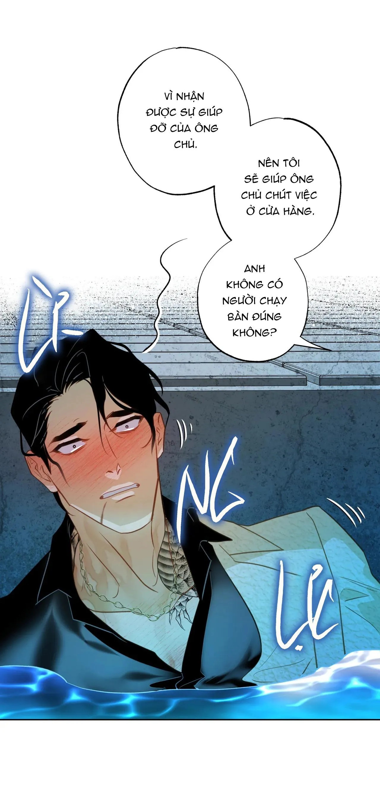 Tình đầu của chủ quán gỏi cá là nhân ngư Chapter 3 Trang 9