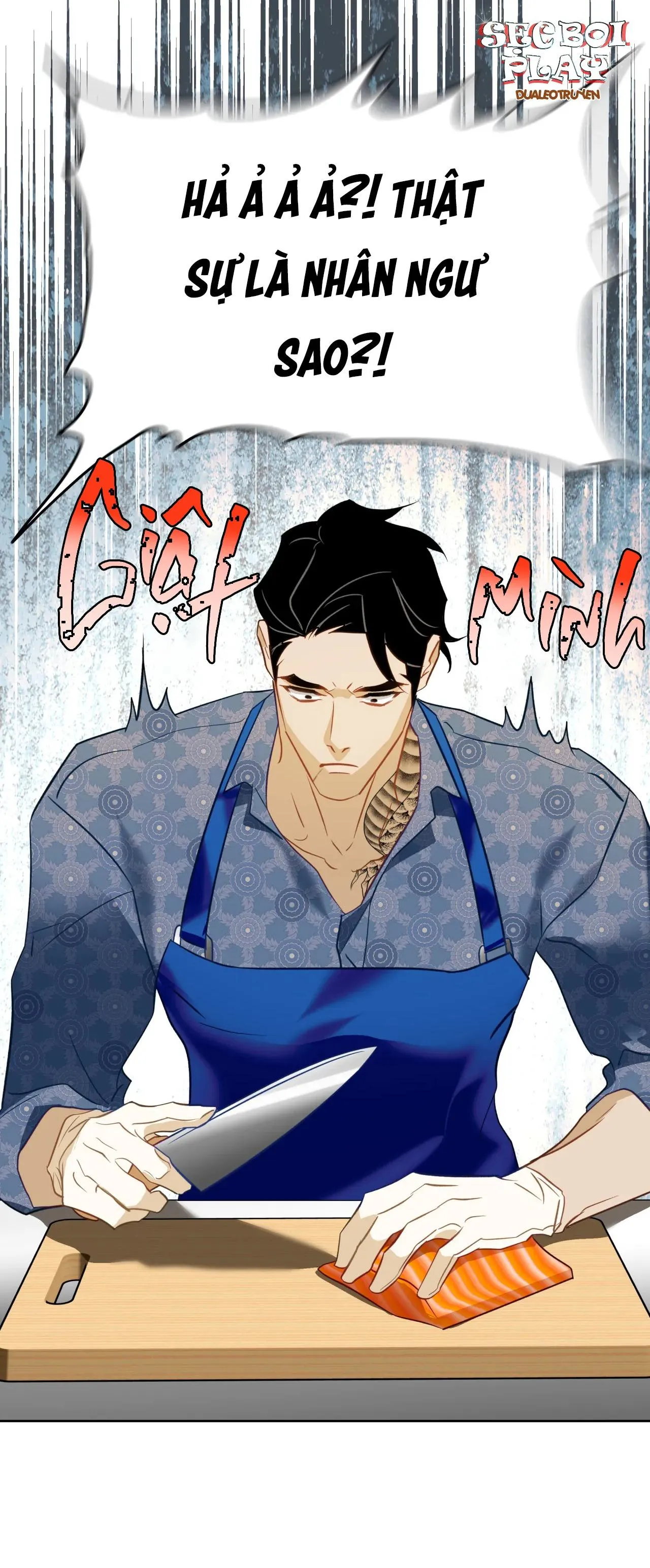 Tình đầu của chủ quán gỏi cá là nhân ngư Chapter 3 Trang 12