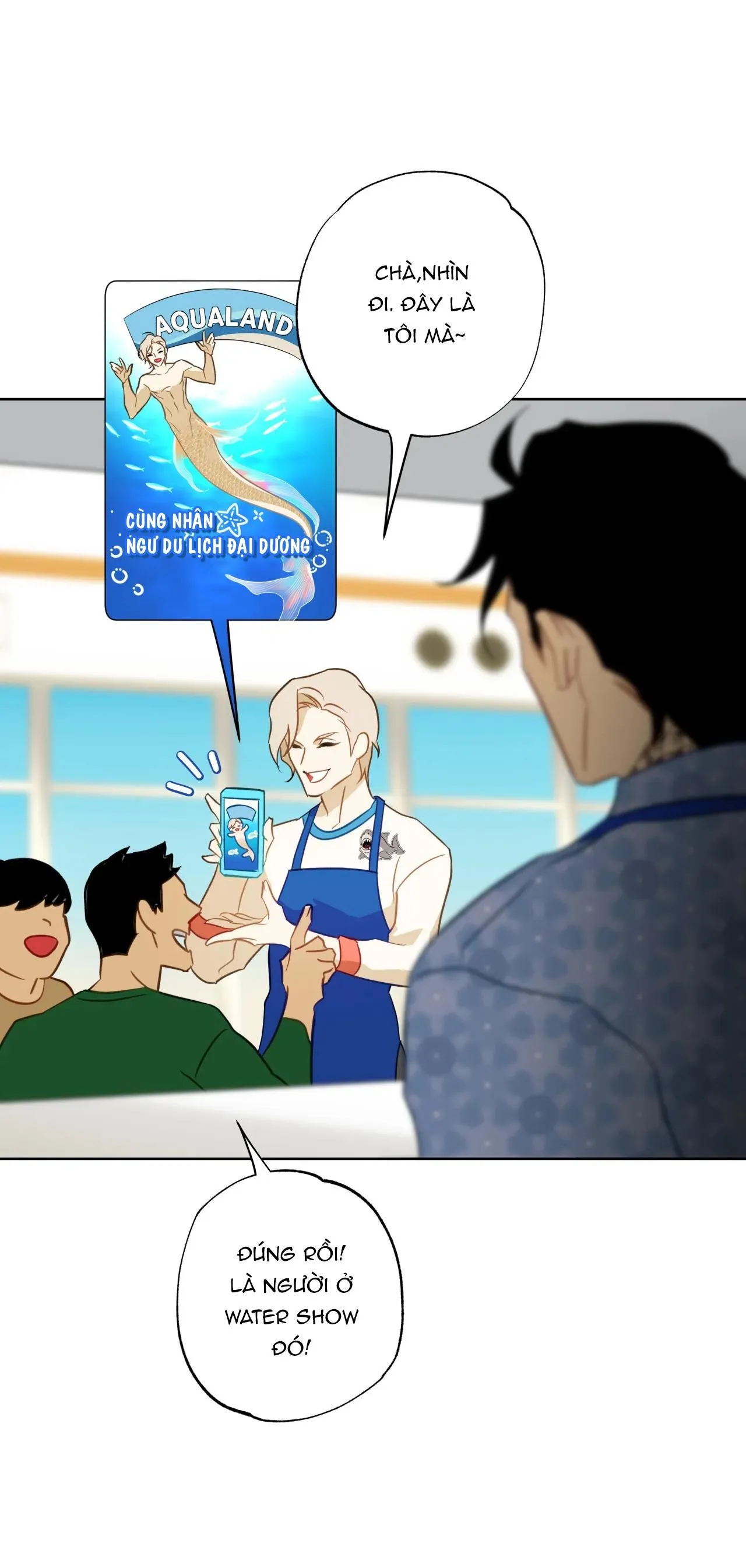 Tình đầu của chủ quán gỏi cá là nhân ngư Chapter 3 Trang 13