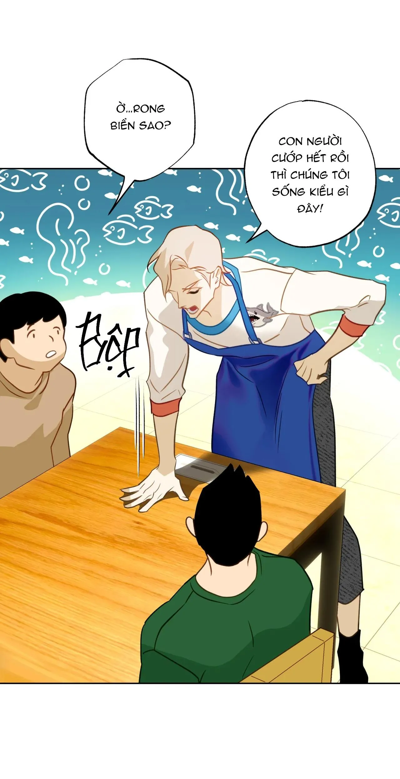 Tình đầu của chủ quán gỏi cá là nhân ngư Chapter 3 Trang 17