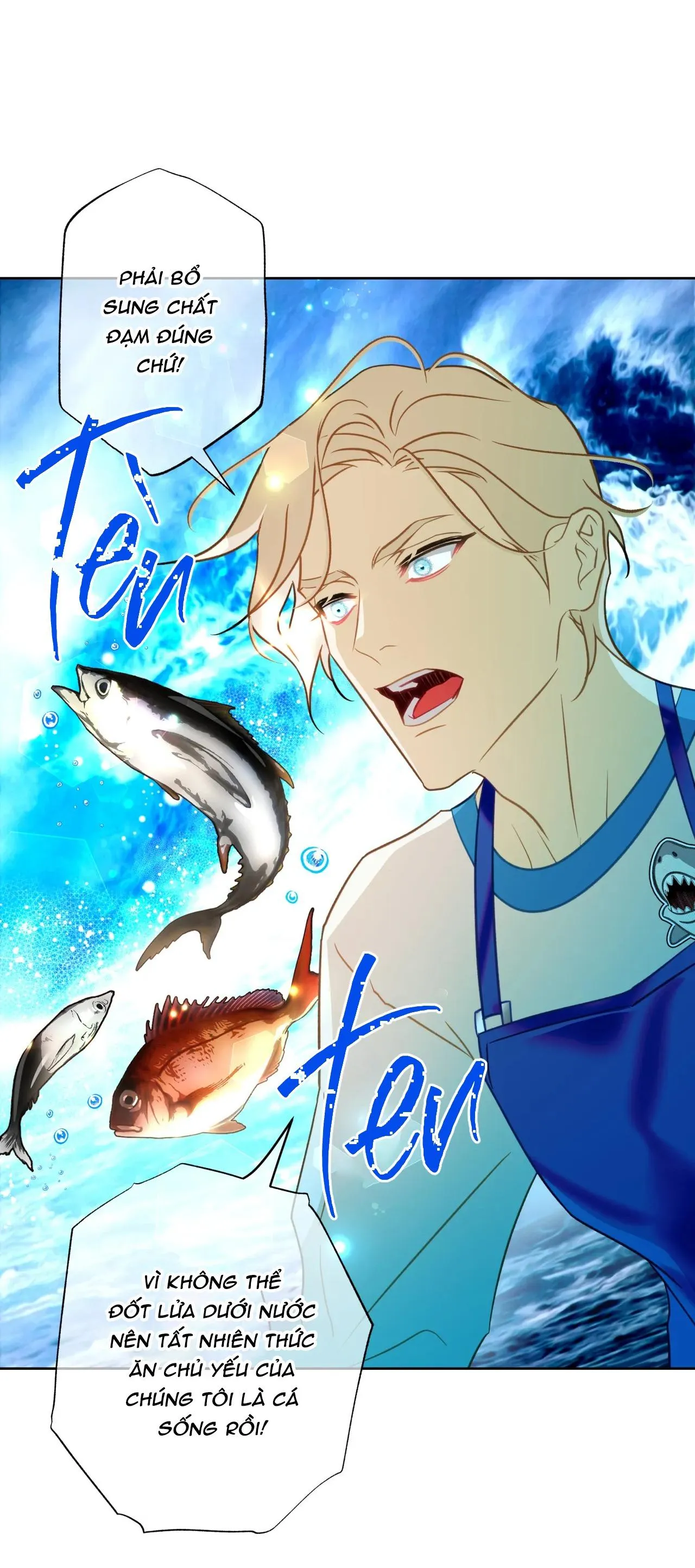 Tình đầu của chủ quán gỏi cá là nhân ngư Chapter 3 Trang 18