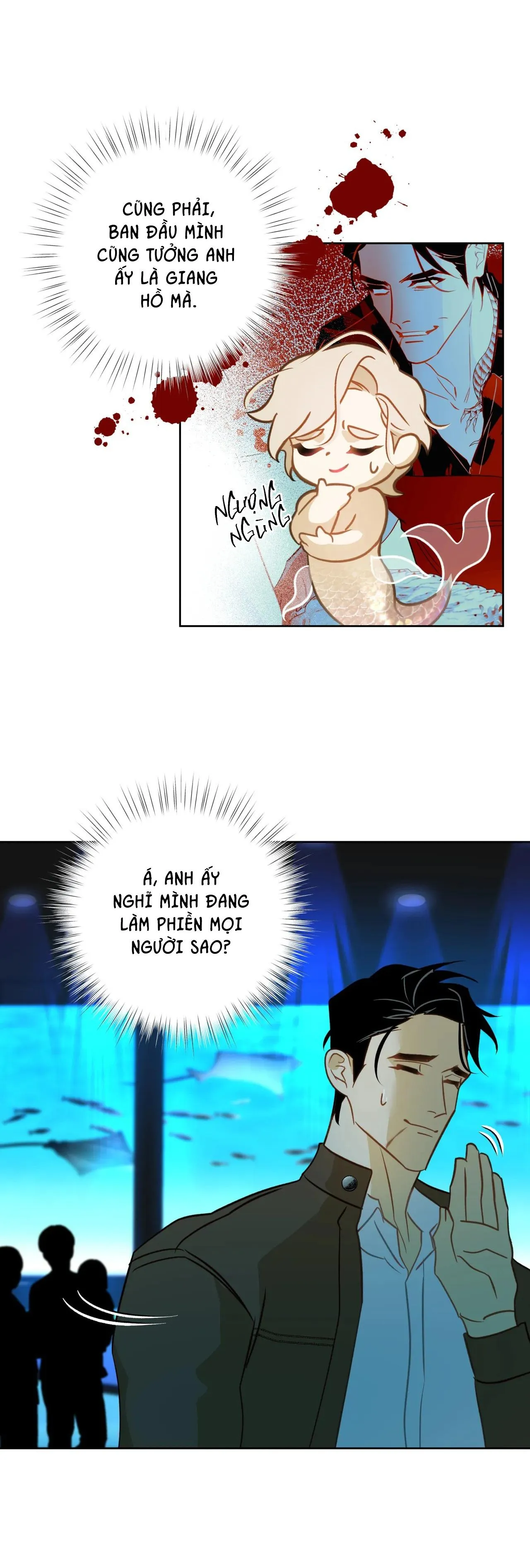 Tình đầu của chủ quán gỏi cá là nhân ngư Chapter 5 Trang 12