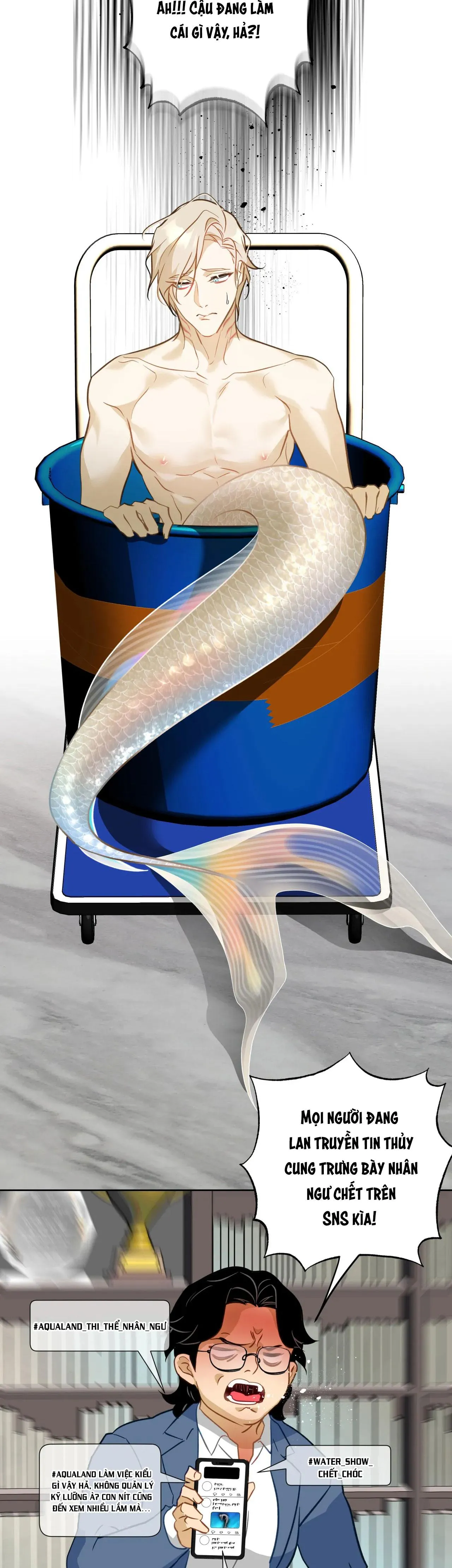 Tình đầu của chủ quán gỏi cá là nhân ngư Chapter 7 Trang 28