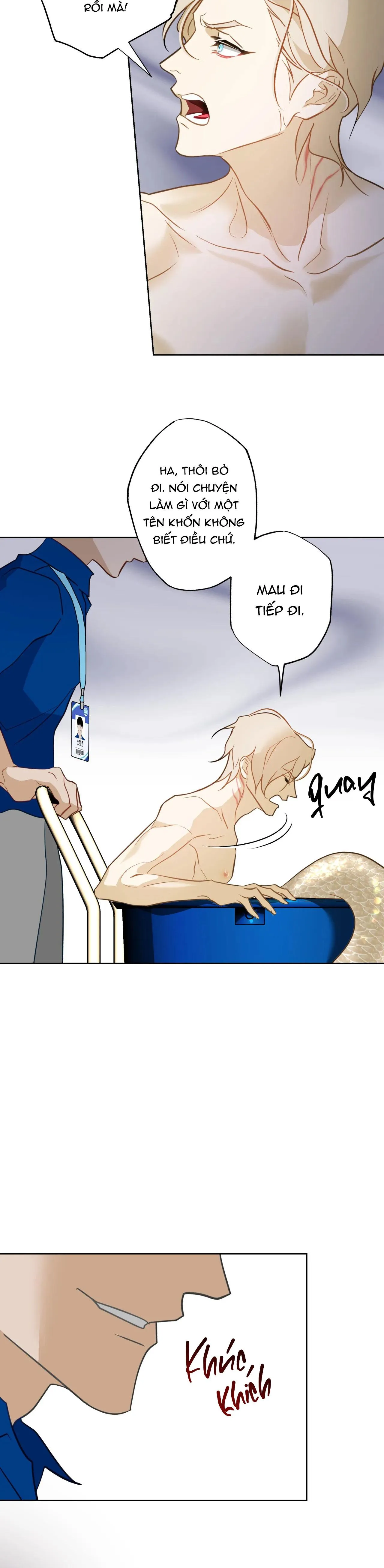 Tình đầu của chủ quán gỏi cá là nhân ngư Chapter 7 Trang 34