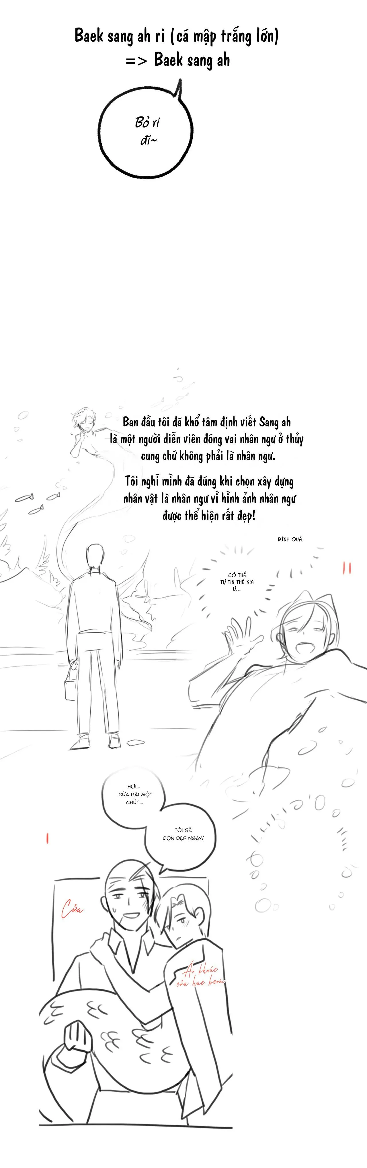 Tình đầu của chủ quán gỏi cá là nhân ngư Chapter 12 Trang 12