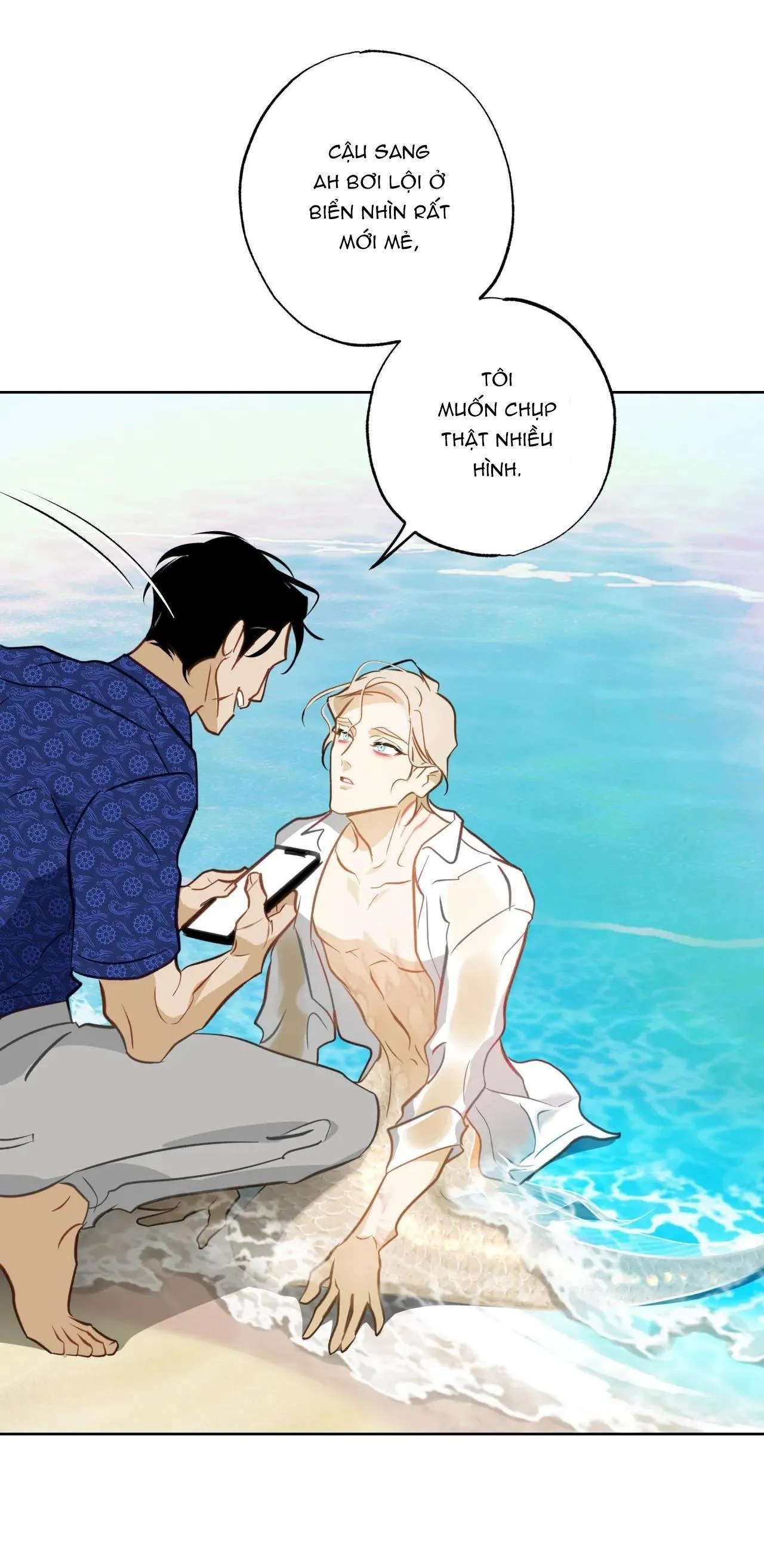 Tình đầu của chủ quán gỏi cá là nhân ngư Chapter 15 Trang 11