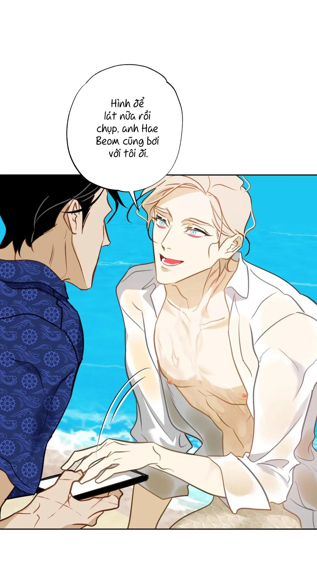 Tình đầu của chủ quán gỏi cá là nhân ngư Chapter 15 Trang 17