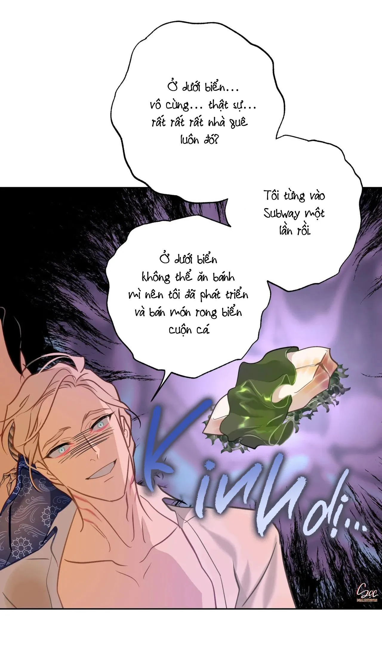 Tình đầu của chủ quán gỏi cá là nhân ngư Chapter 15 Trang 36