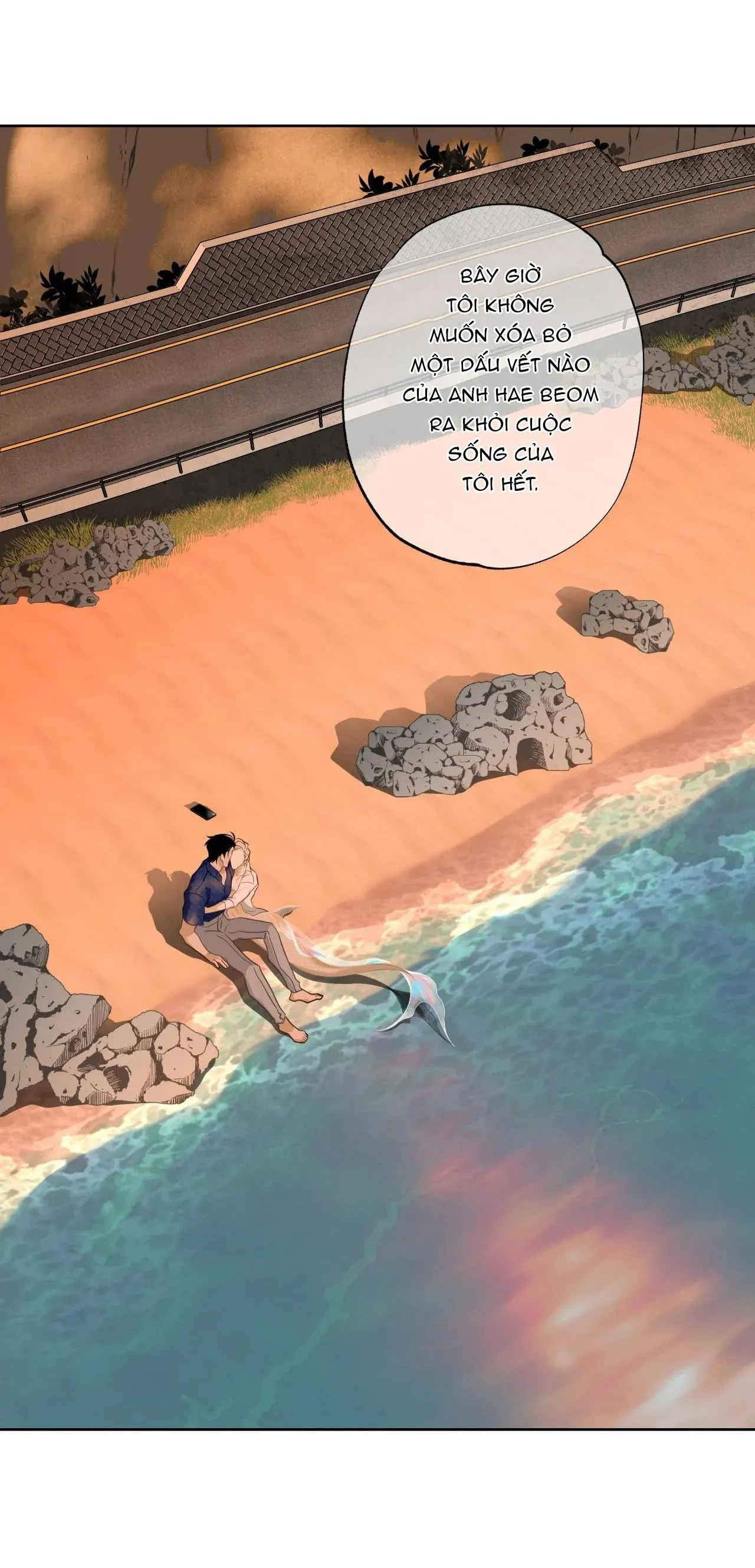 Tình đầu của chủ quán gỏi cá là nhân ngư Chapter 15 Trang 41