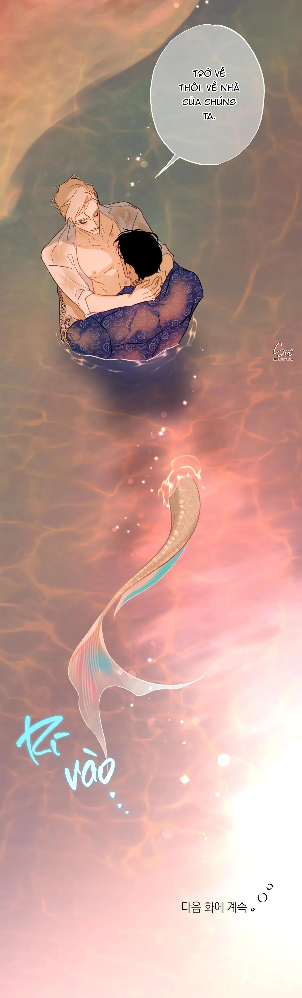 Tình đầu của chủ quán gỏi cá là nhân ngư Chapter 16 Trang 55