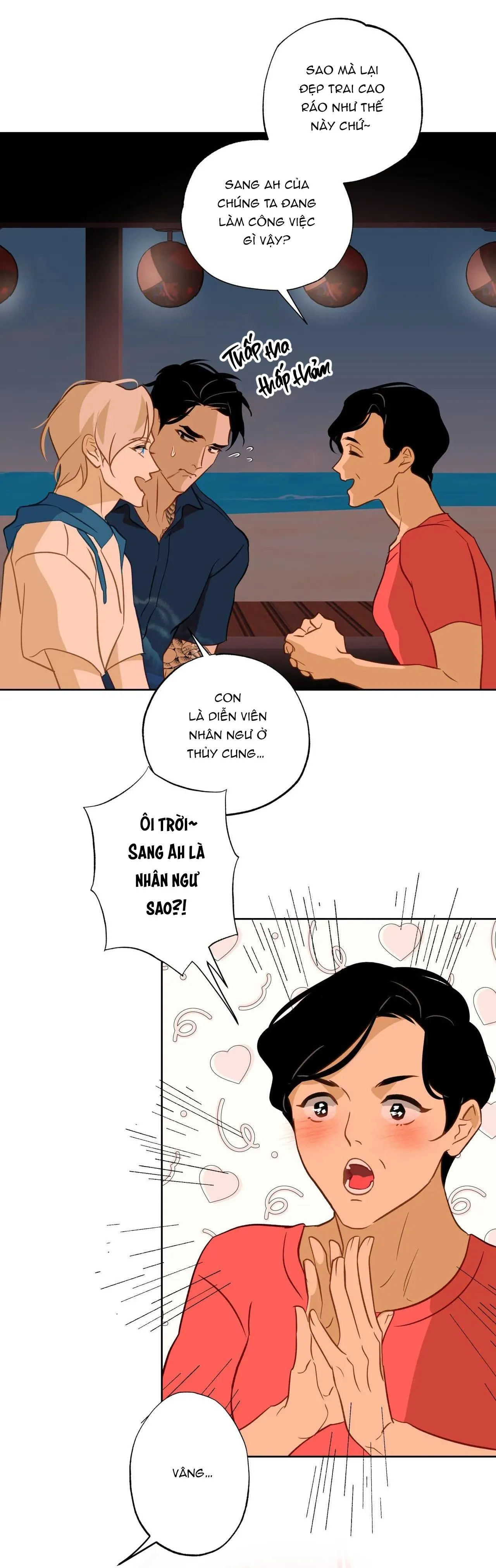 Tình đầu của chủ quán gỏi cá là nhân ngư Chapter 17 Trang 35