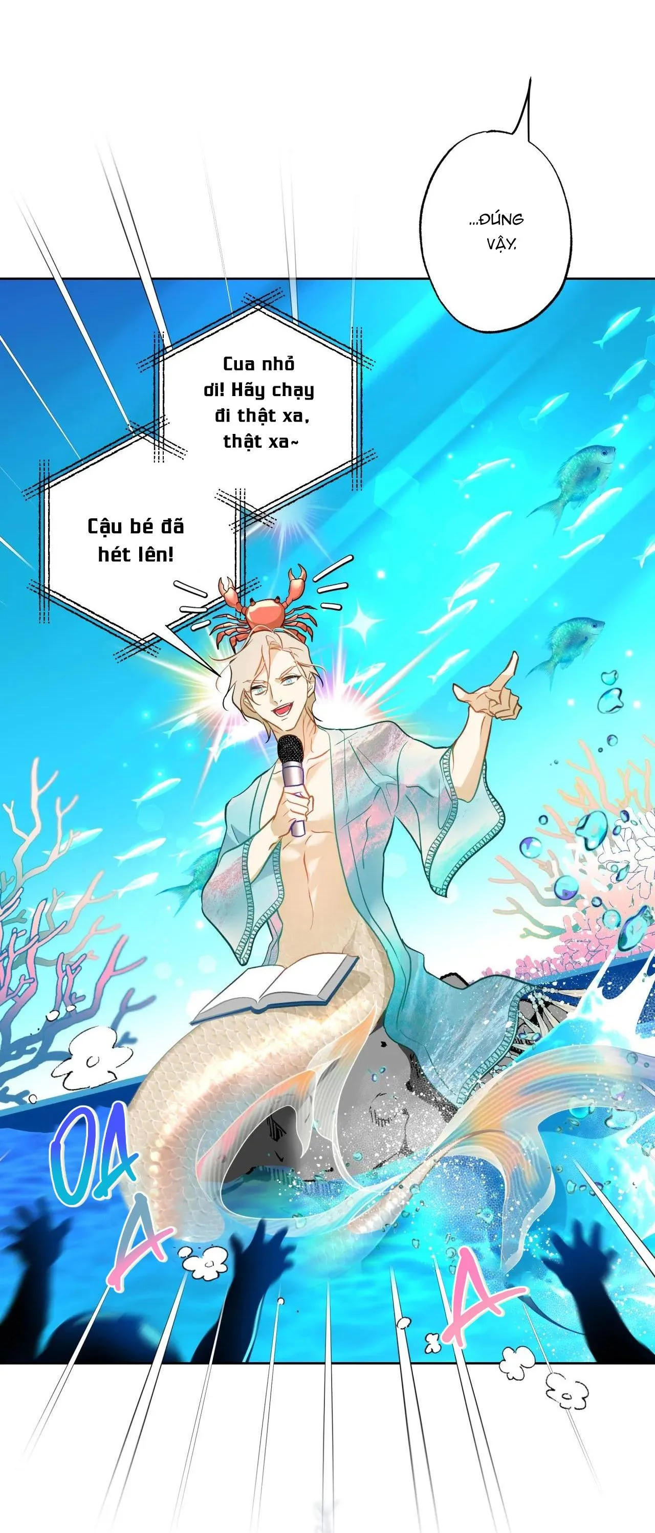 Tình đầu của chủ quán gỏi cá là nhân ngư Chapter 17 Trang 57