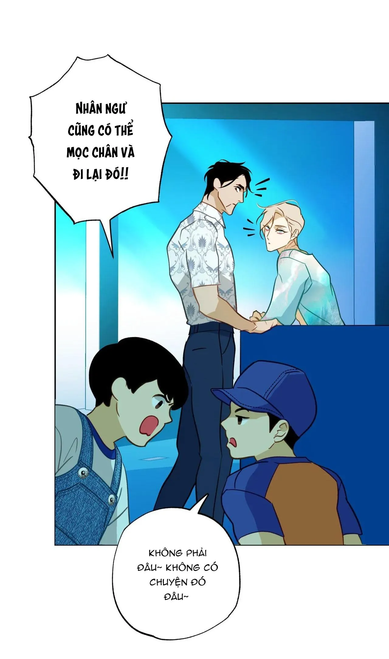 Tình đầu của chủ quán gỏi cá là nhân ngư Chapter 17 Trang 61