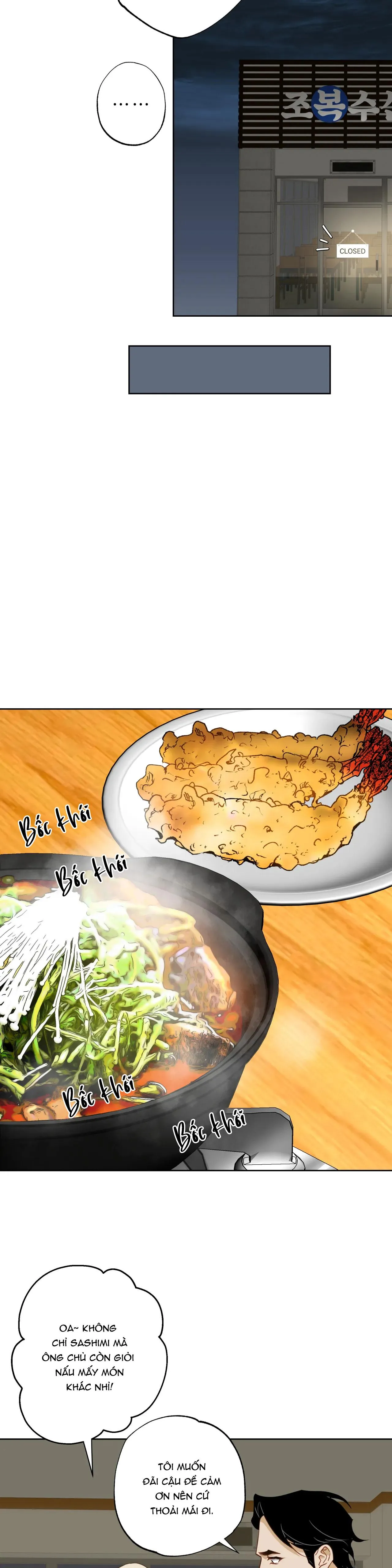 Tình đầu của chủ quán gỏi cá là nhân ngư Chapter 1 Trang 37