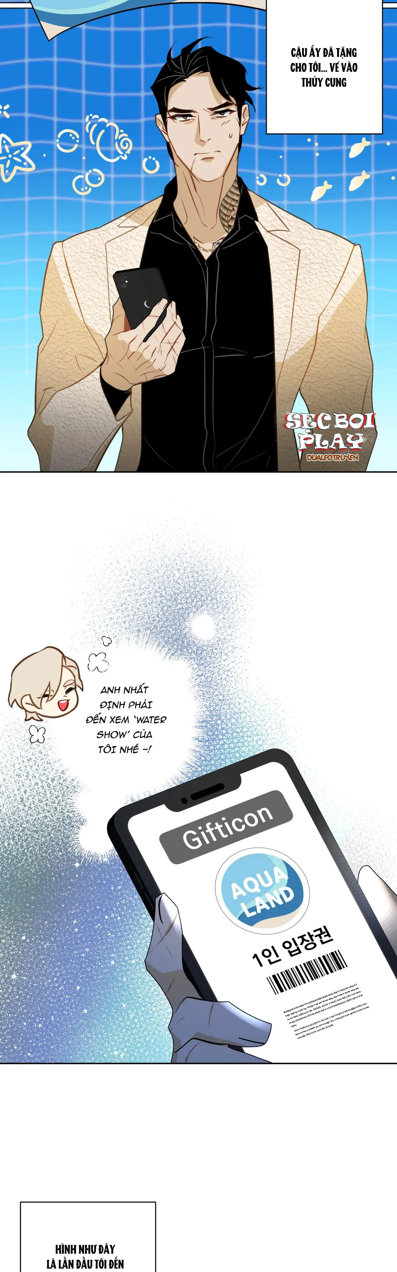 Tình đầu của chủ quán gỏi cá là nhân ngư Chapter 1 Trang 46