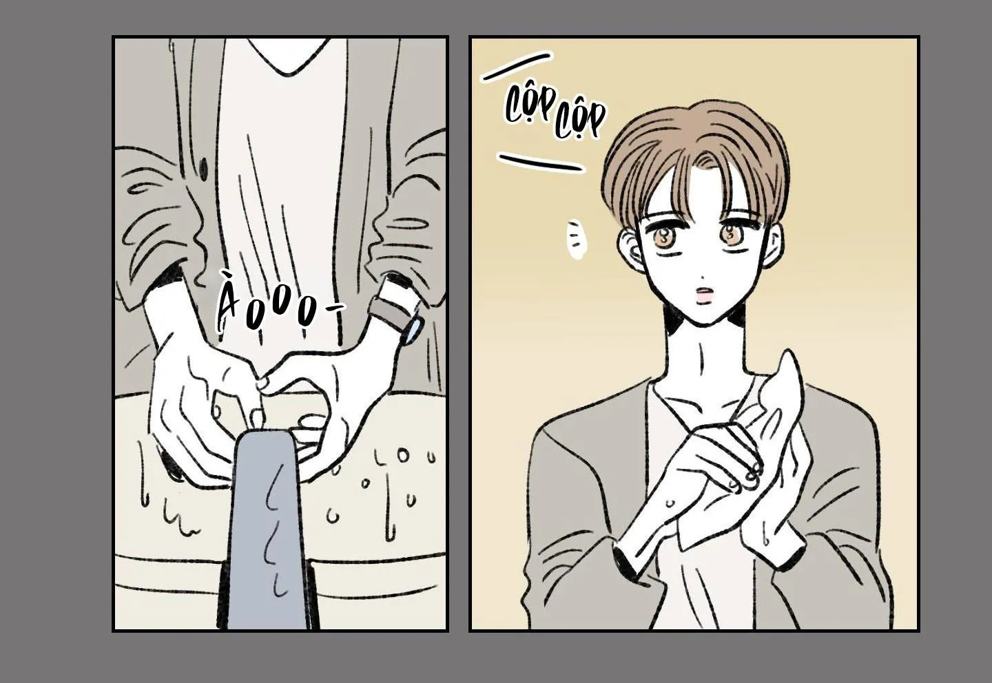 Tình tay ba giữa chó, sói và mèo Chapter 2 Trang 57