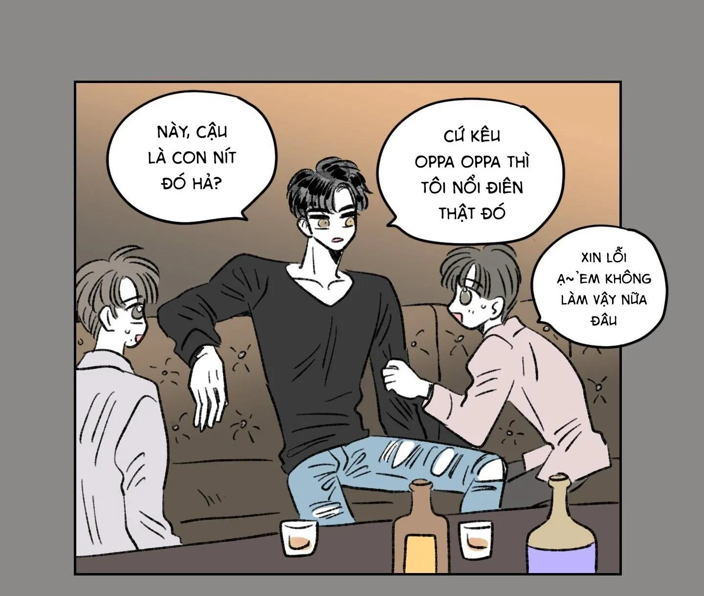 Tình tay ba giữa chó, sói và mèo Chapter 14 Trang 56