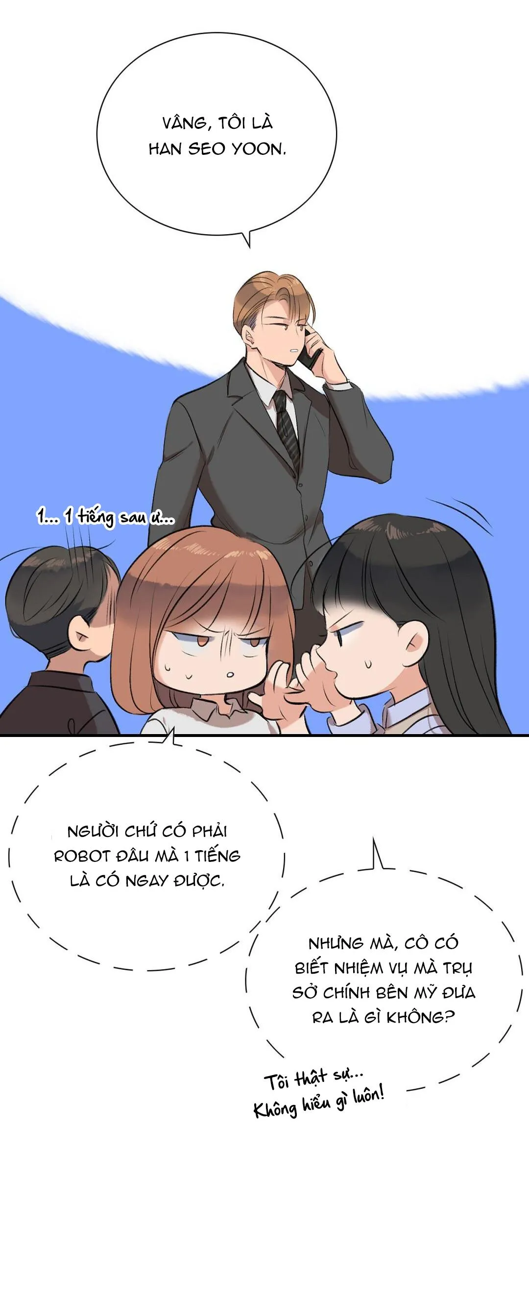 TÌNH THẾ TIẾN THOÁI LƯỠNG NAN CỦA SẾP Chapter 2 Trang 11