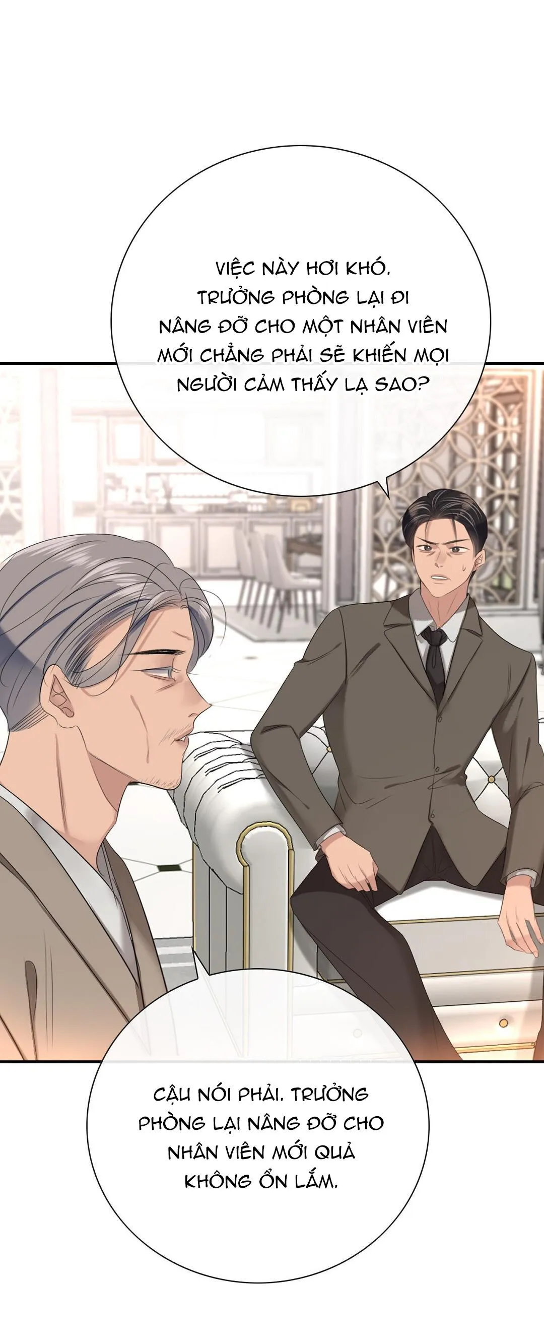 TÌNH THẾ TIẾN THOÁI LƯỠNG NAN CỦA SẾP Chapter 11 Trang 50