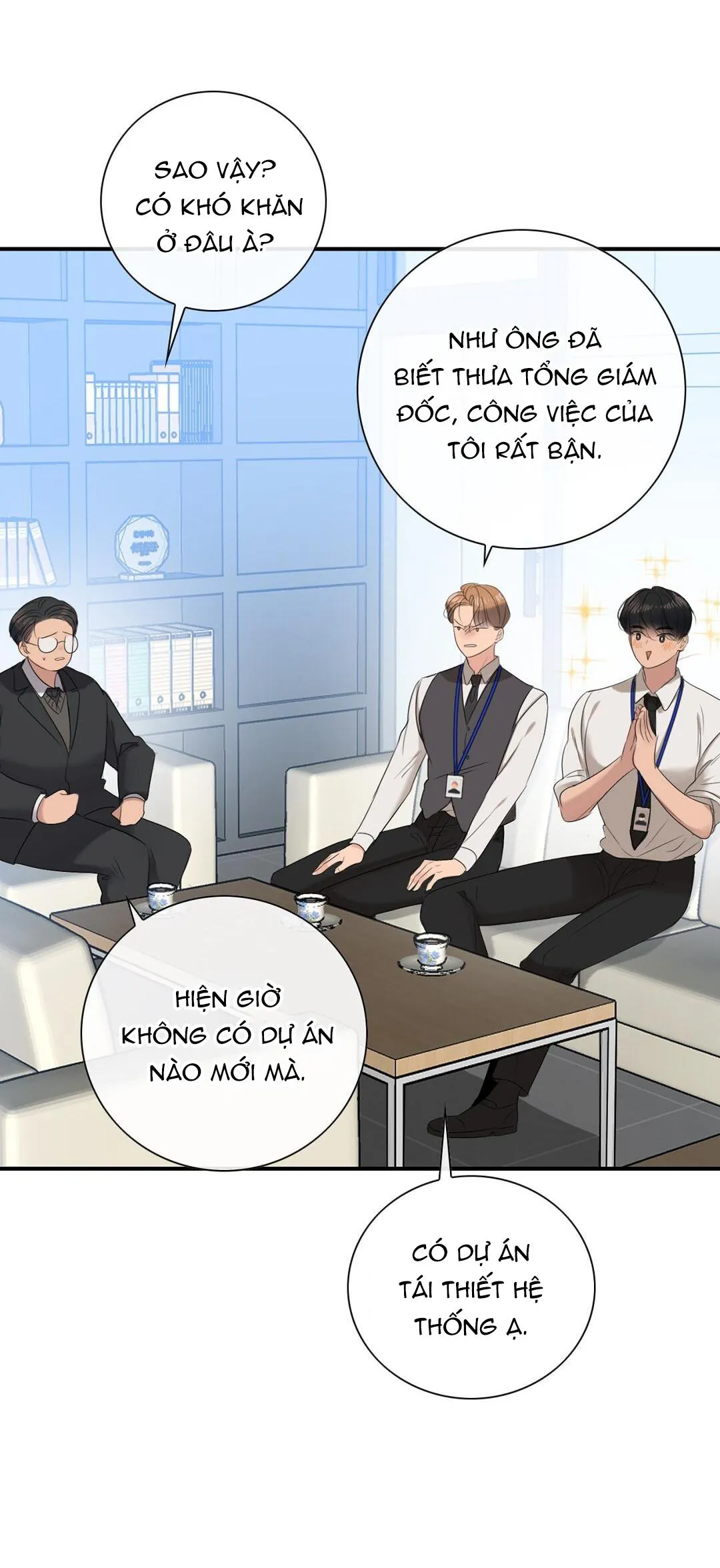 TÌNH THẾ TIẾN THOÁI LƯỠNG NAN CỦA SẾP Chapter 13 Trang 34