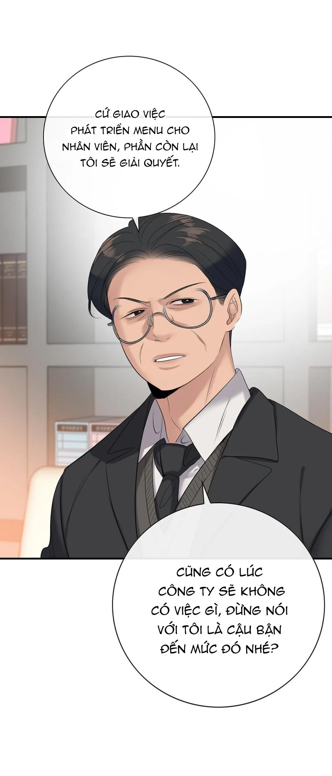 TÌNH THẾ TIẾN THOÁI LƯỠNG NAN CỦA SẾP Chapter 13 Trang 36