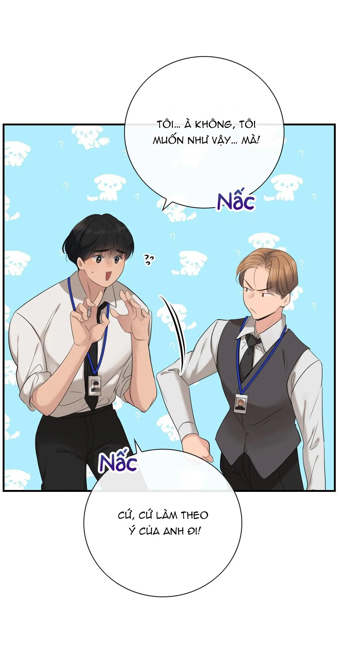 TÌNH THẾ TIẾN THOÁI LƯỠNG NAN CỦA SẾP Chapter 14 Trang 8