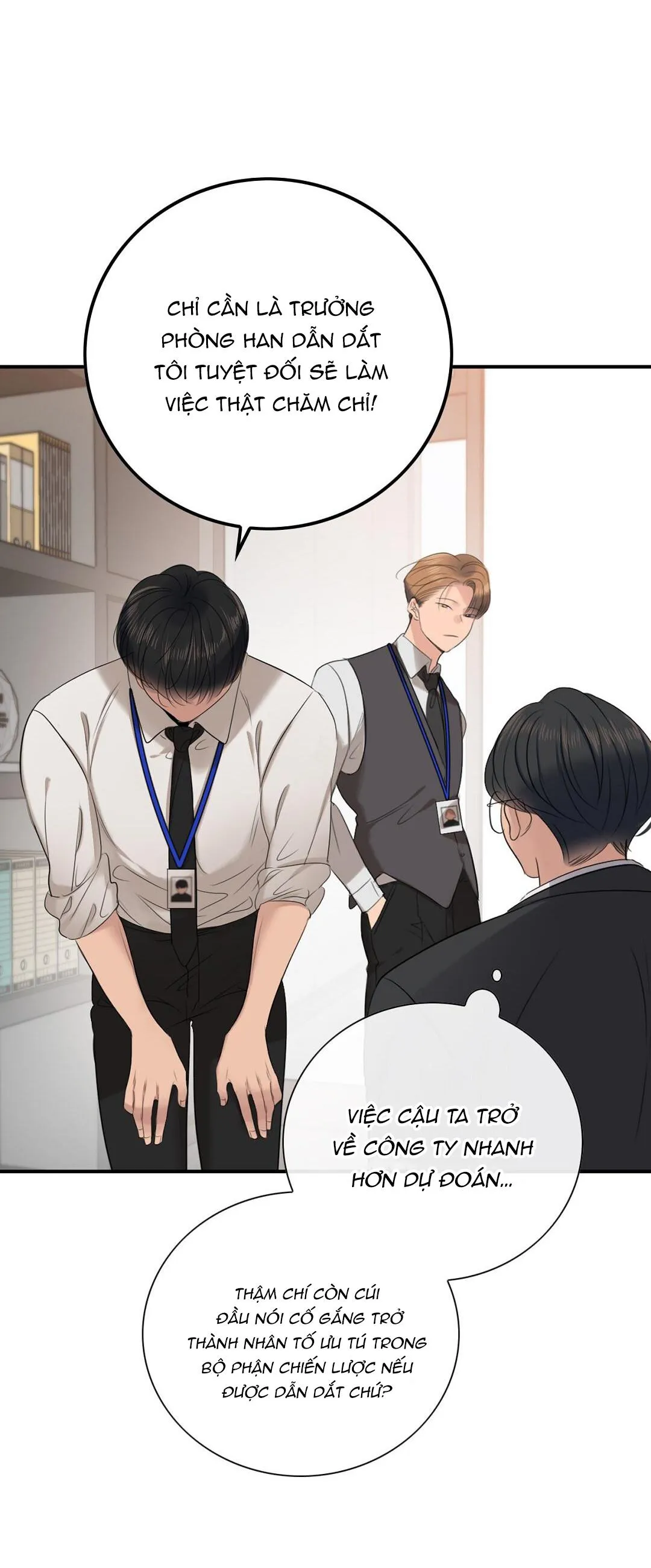 TÌNH THẾ TIẾN THOÁI LƯỠNG NAN CỦA SẾP Chapter 14 Trang 14